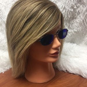 Blue Mirrored Sunglasses 😎